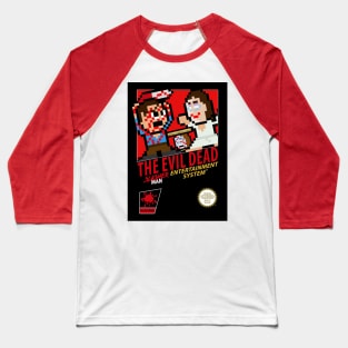 The Evil Dead Retro 8 Bit Gaming Baseball T-Shirt